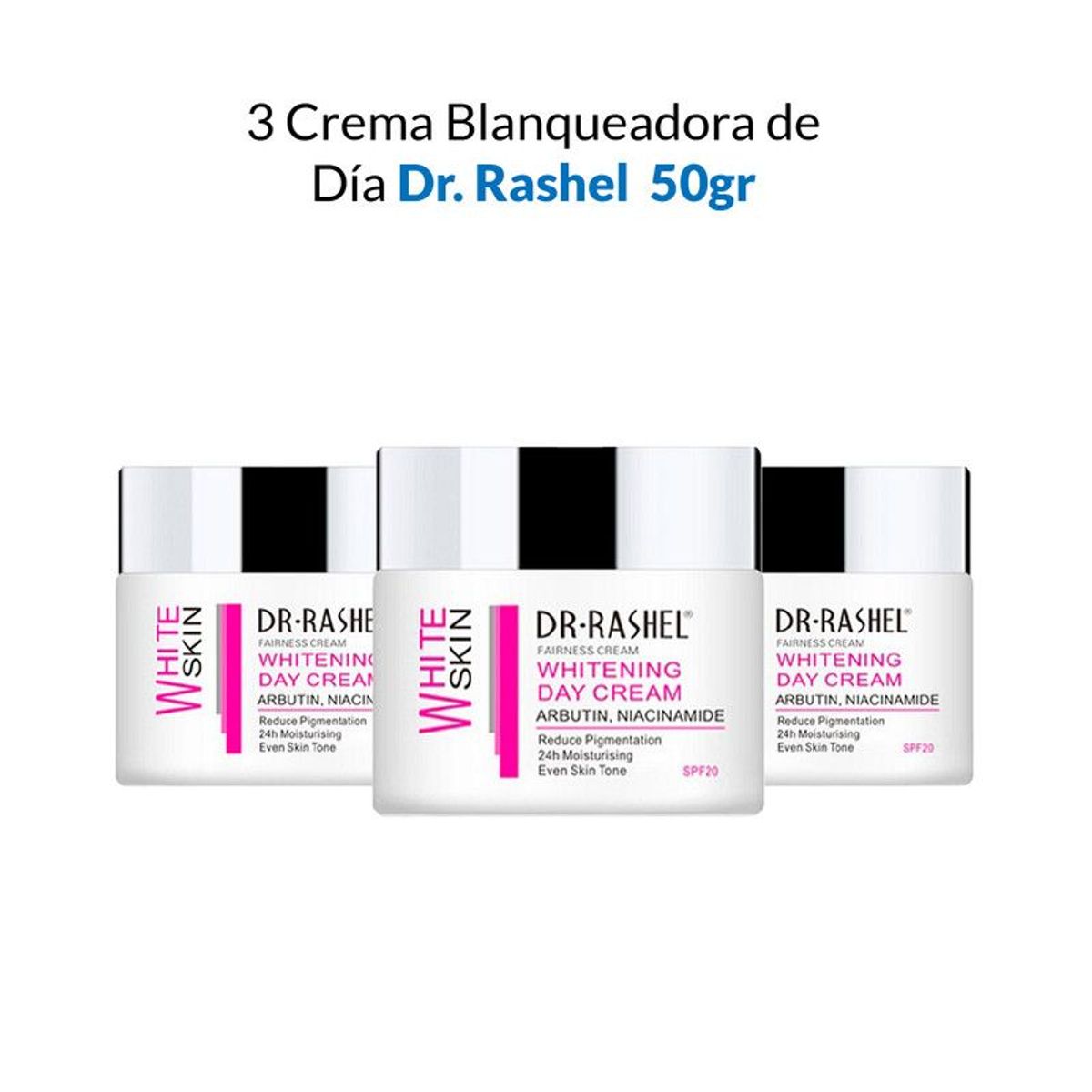 GENERICO - Crema Dia White Skin Dr Rashel 50Gr 3 Unidades