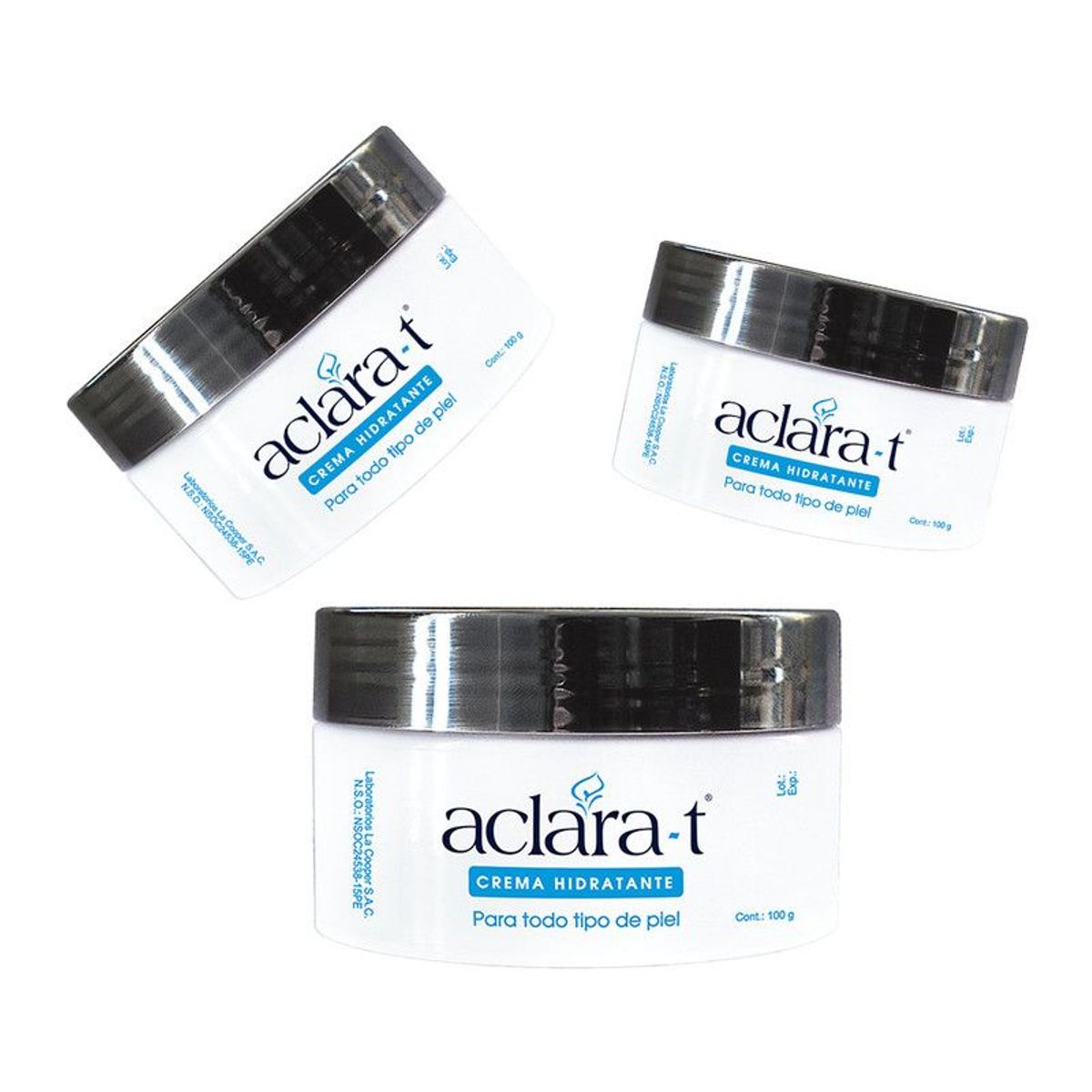 GENERICO - Crema Hidratante B3 Acido Hialuronico Aclara-T 100Gr 3 Unidades