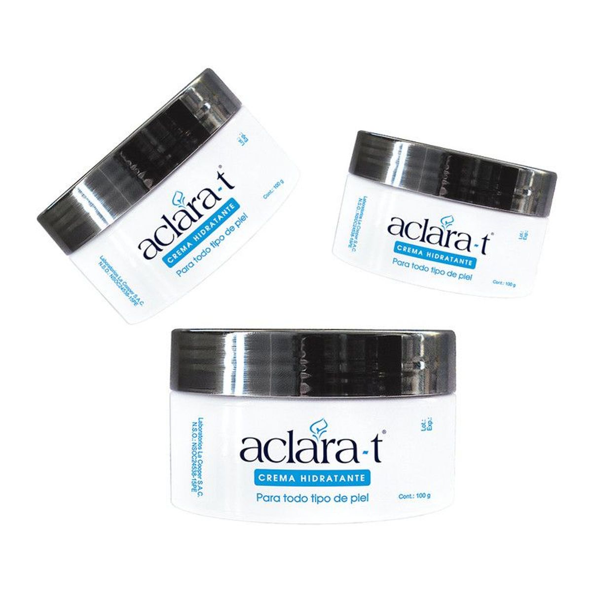 GENERICO - Crema Hidratante B3 Acido Hialuronico Aclara-T 100Gr 3 Unidades