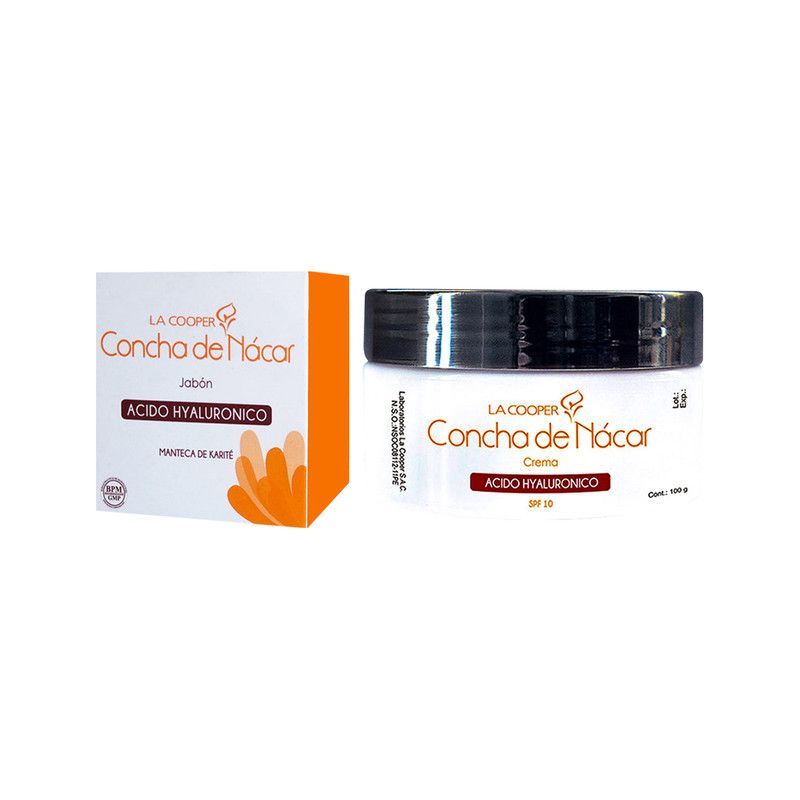 GENERICO - Combo Concha De Nácar Crema 100Gr y Jabón 80Gr La Cooper
