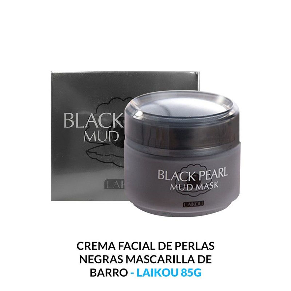 BIOAQUA - Crema Facial De Perlas Negras Mascarilla De Barro Laikou 85Gr