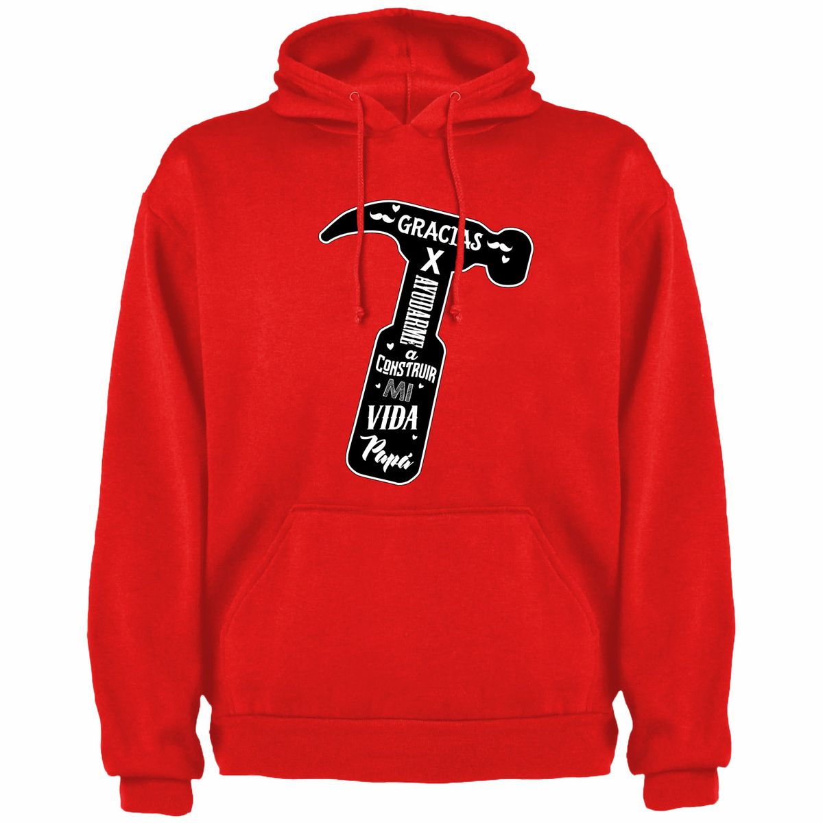 GENERICO - Polera Con Capucha Modelo Papa Martillo