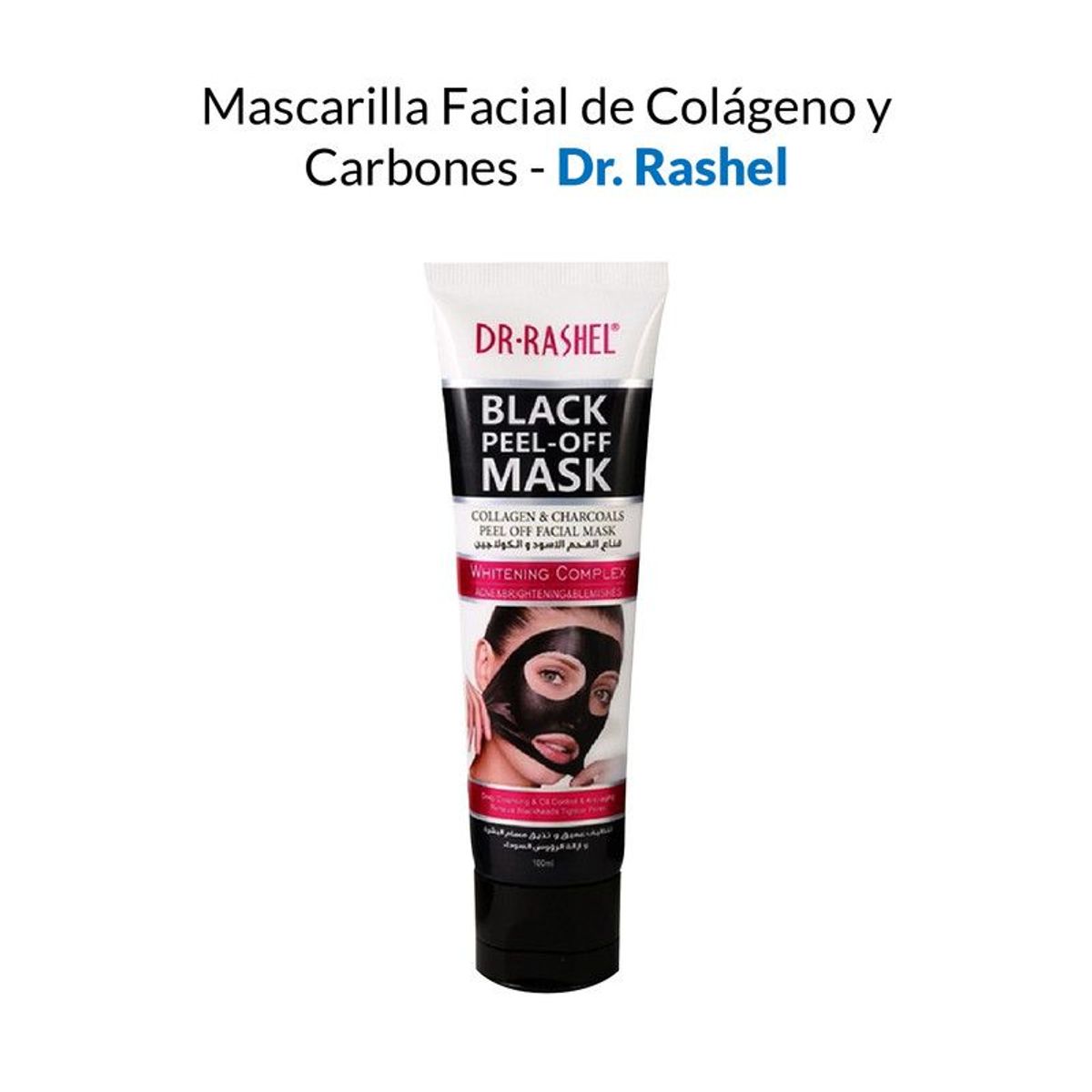 GENERICO - Mascarilla Facial Colágeno Y Carbones Dr Rashel 100Gr