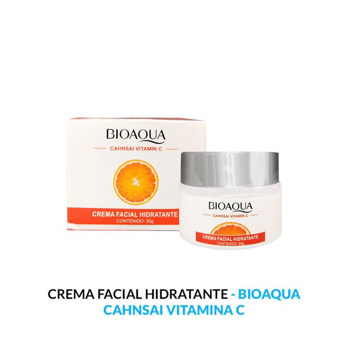 BIOAQUA - Crema Facial Hidratante Cahnsai Vitamina C 150Gr