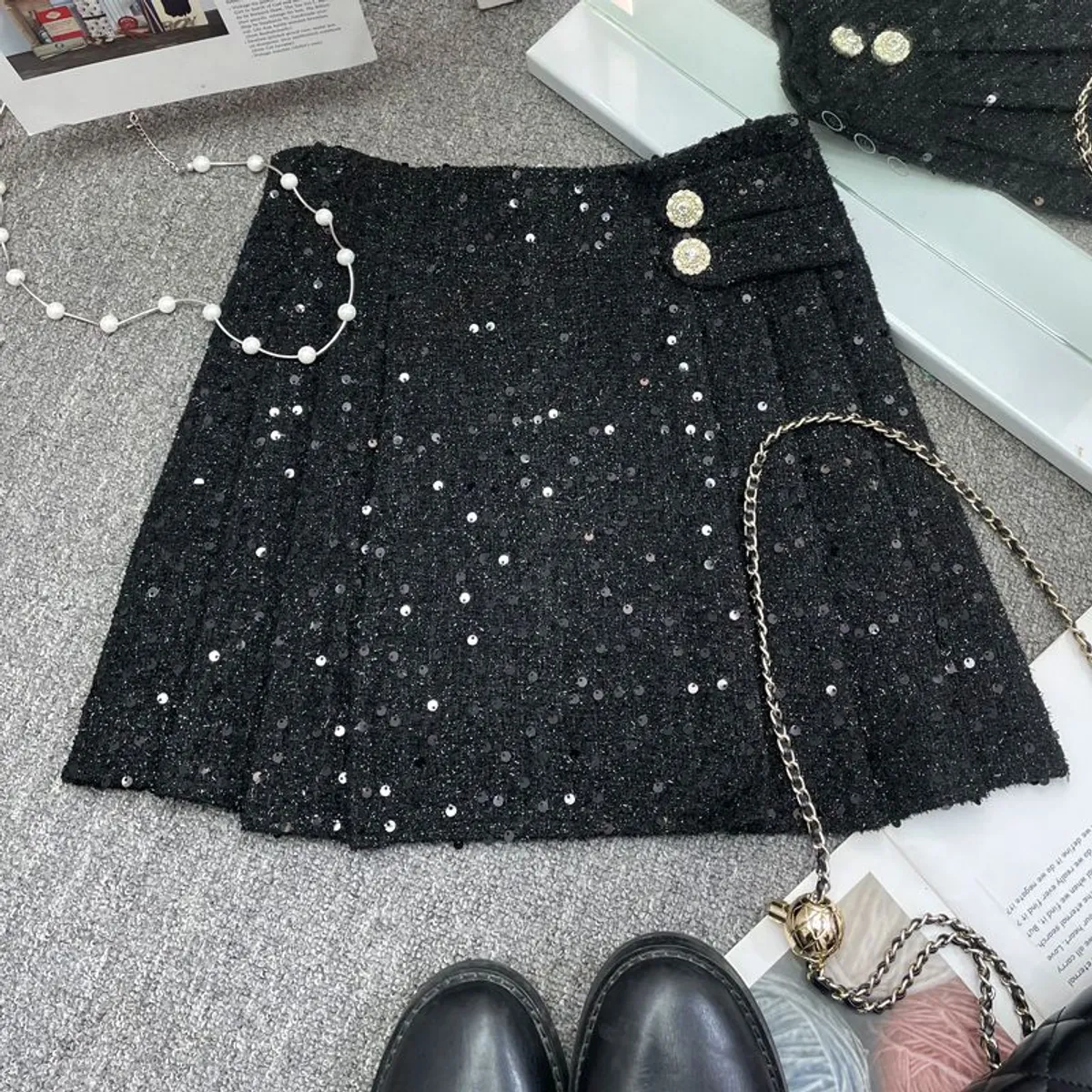 GENERICO - Falda Cintura Alta - Falda Victoria