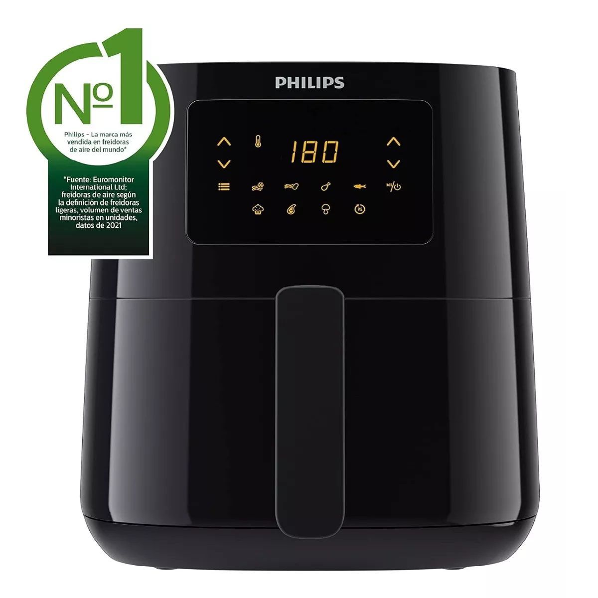 PHILIPS - Freidora Digital Philips 4lt Y 7 Programas De Cocina - 1400w