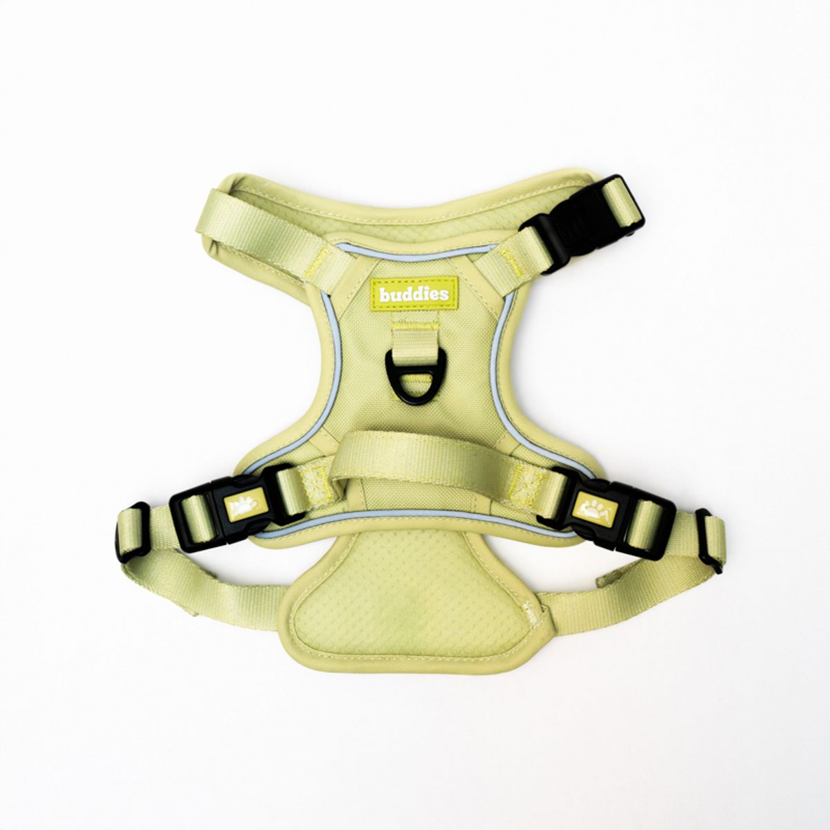 BUDDIES - Arnes Pechera y correa 152cm mascotas Verde XS