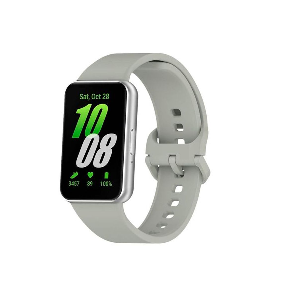 GENERICO - Correa De Silicona para Samsung Galaxy Fit 3 - Gris
