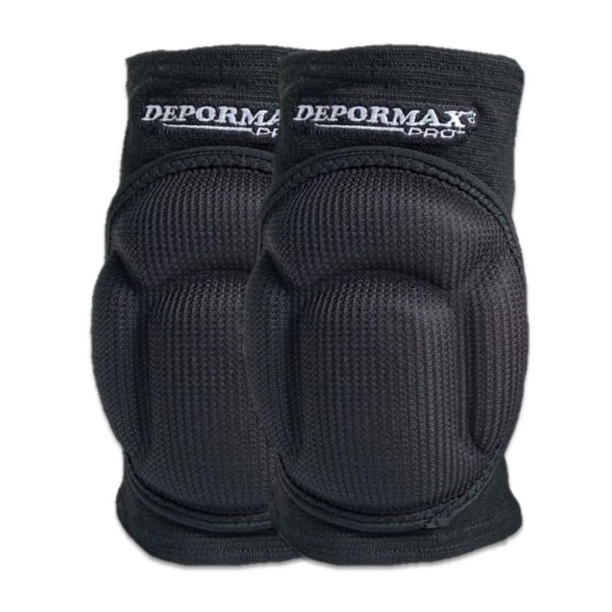 GENERICO - KIT VÓLEY RODILLERAS MANGAS COLOR NEGRO TALLA M