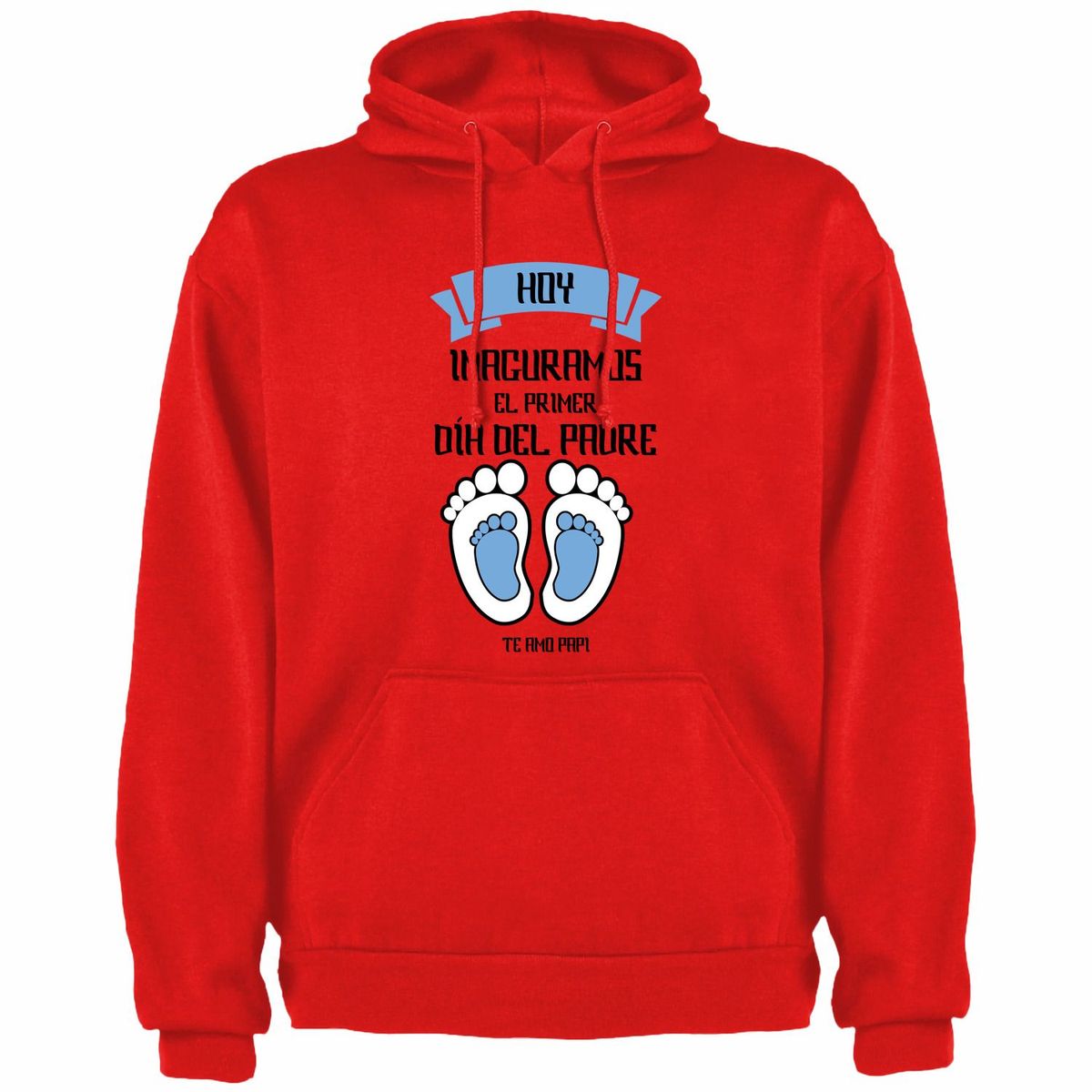 GENERICO - Polera Con Capucha Modelo Inaugurando Padre