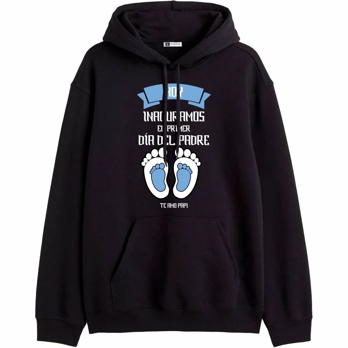GENERICO - Polera Con Capucha Modelo Inaugurando Padre