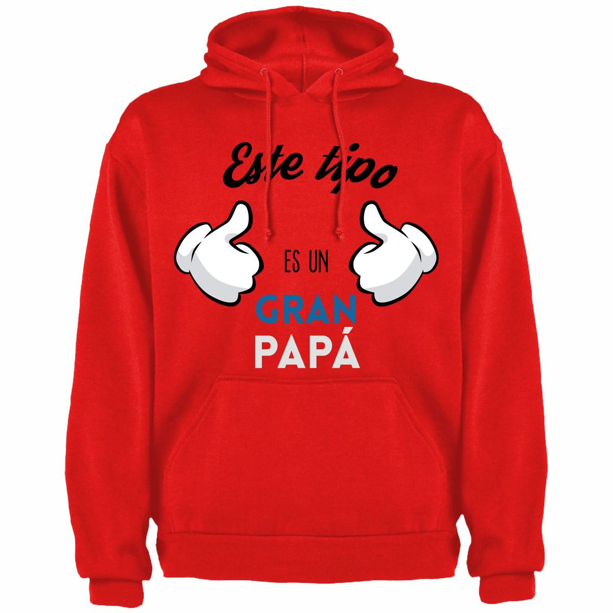 GENERICO - Polera Con Capucha Modelo Es Un Gran Papa