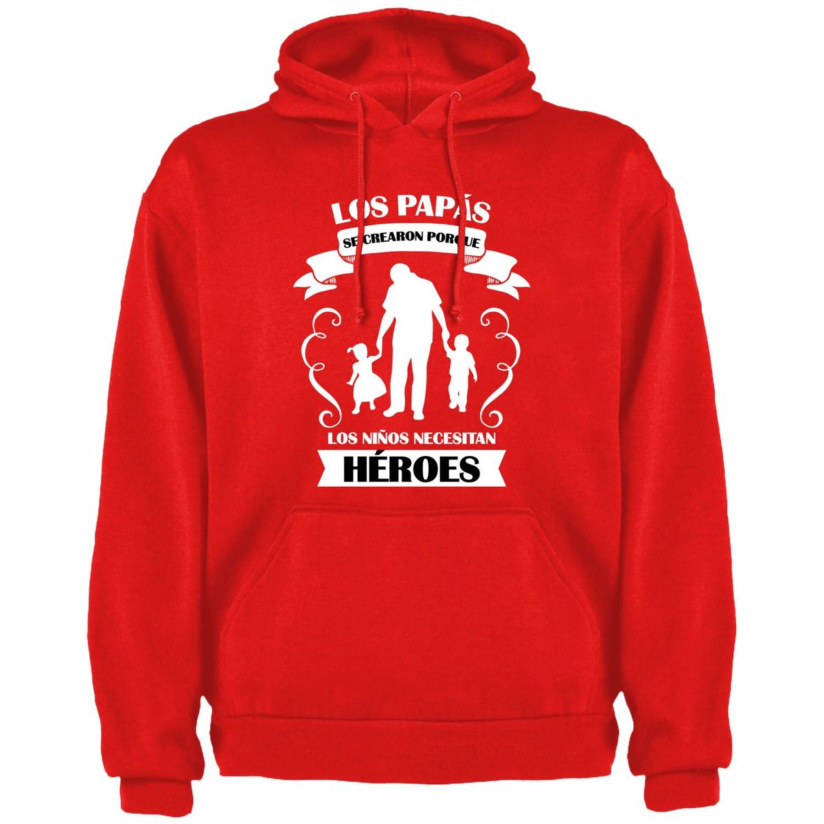 GENERICO - Polera Con Capucha Modelo Heroes de los Hijos
