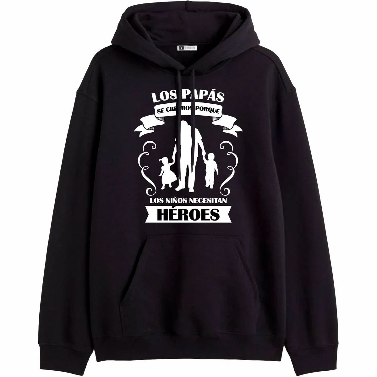 GENERICO - Polera Con Capucha Modelo Heroes de los Hijos