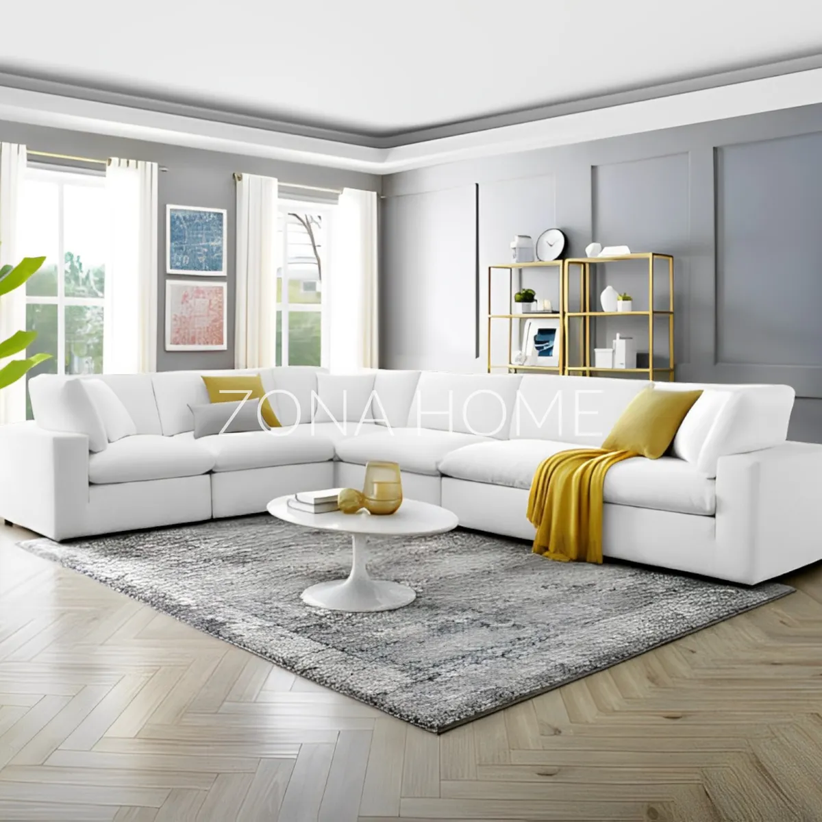 GENERICO - Seccional Verona 6 Cuerpos en L - Blanco