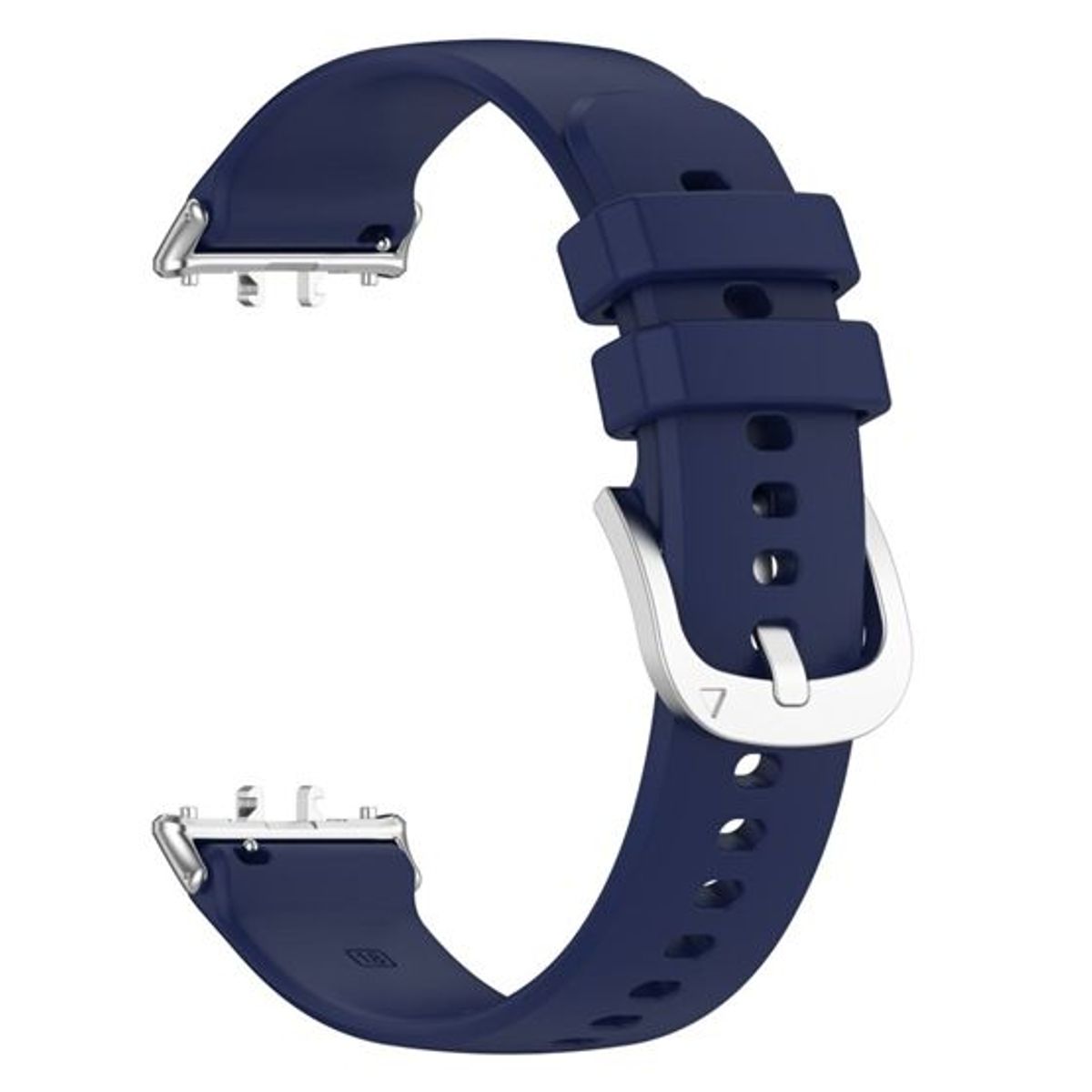 GENERICO - Correa Silicona Azul + Case Bumper Plata para Samsung Galaxy Fit 3