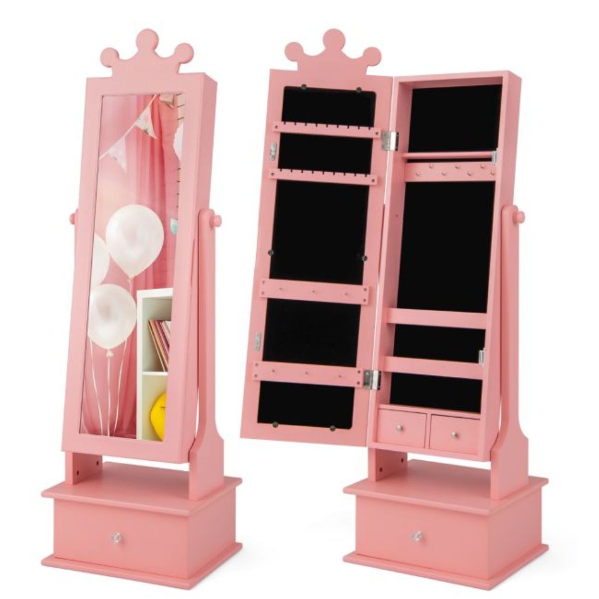 GENERICO - Joyero Estante Organizador Infantil Daichi Rosa