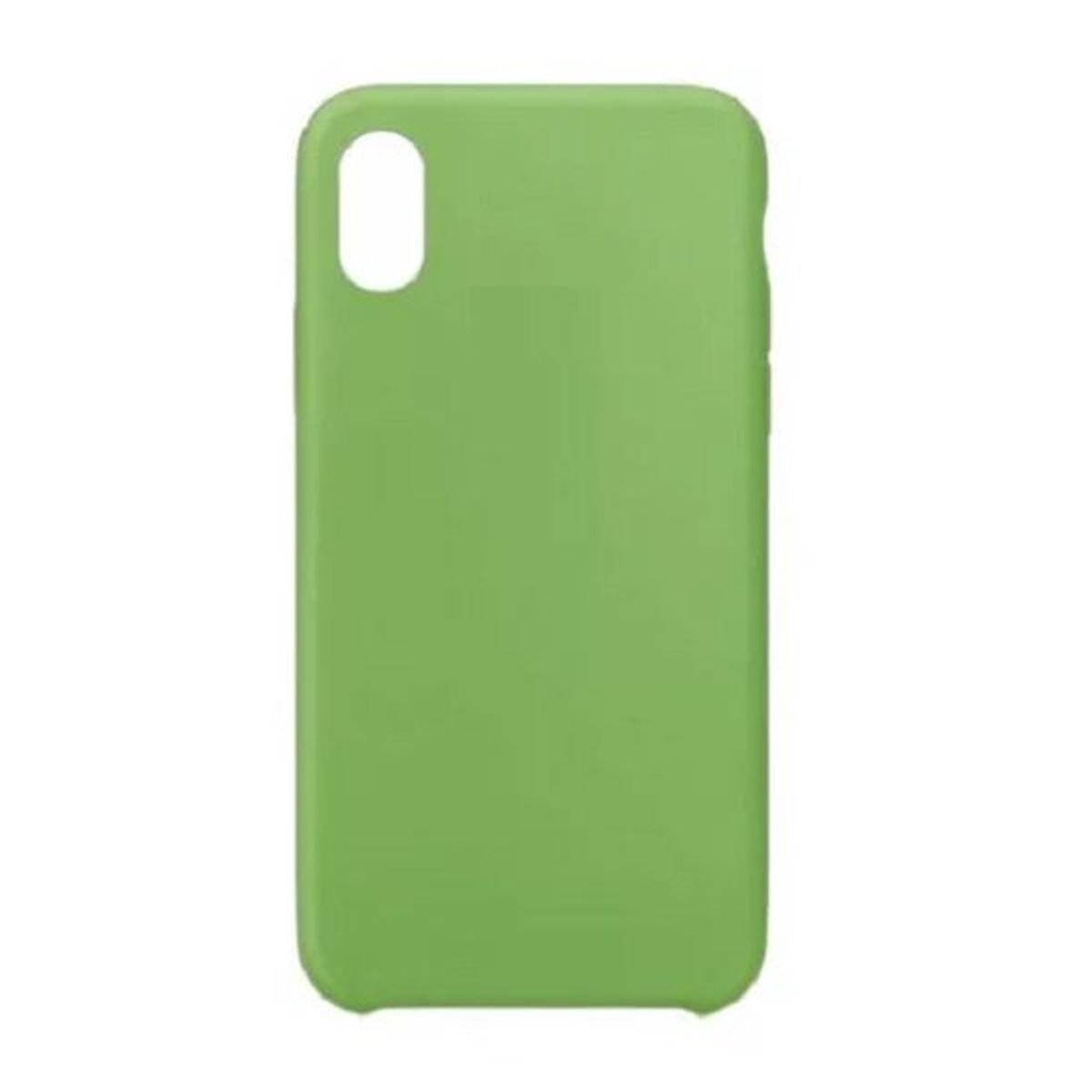 GENERICO - Case Funda de Silicona Para iPhone X - XS con logo Verde Claro