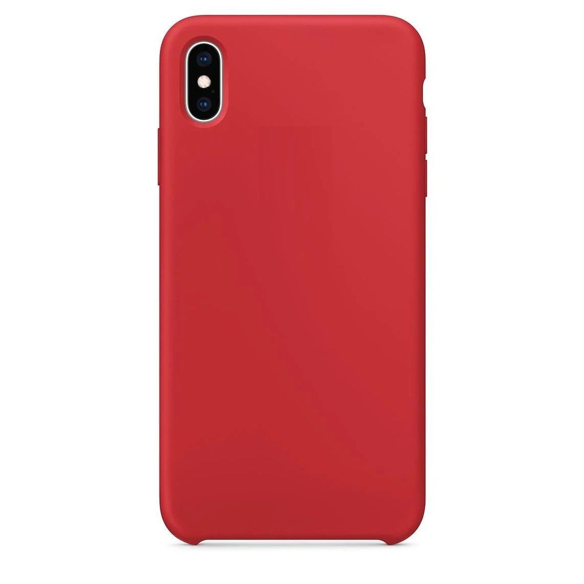GENERICO - Case Funda de Silicona Para iPhone XR con logo Rojo
