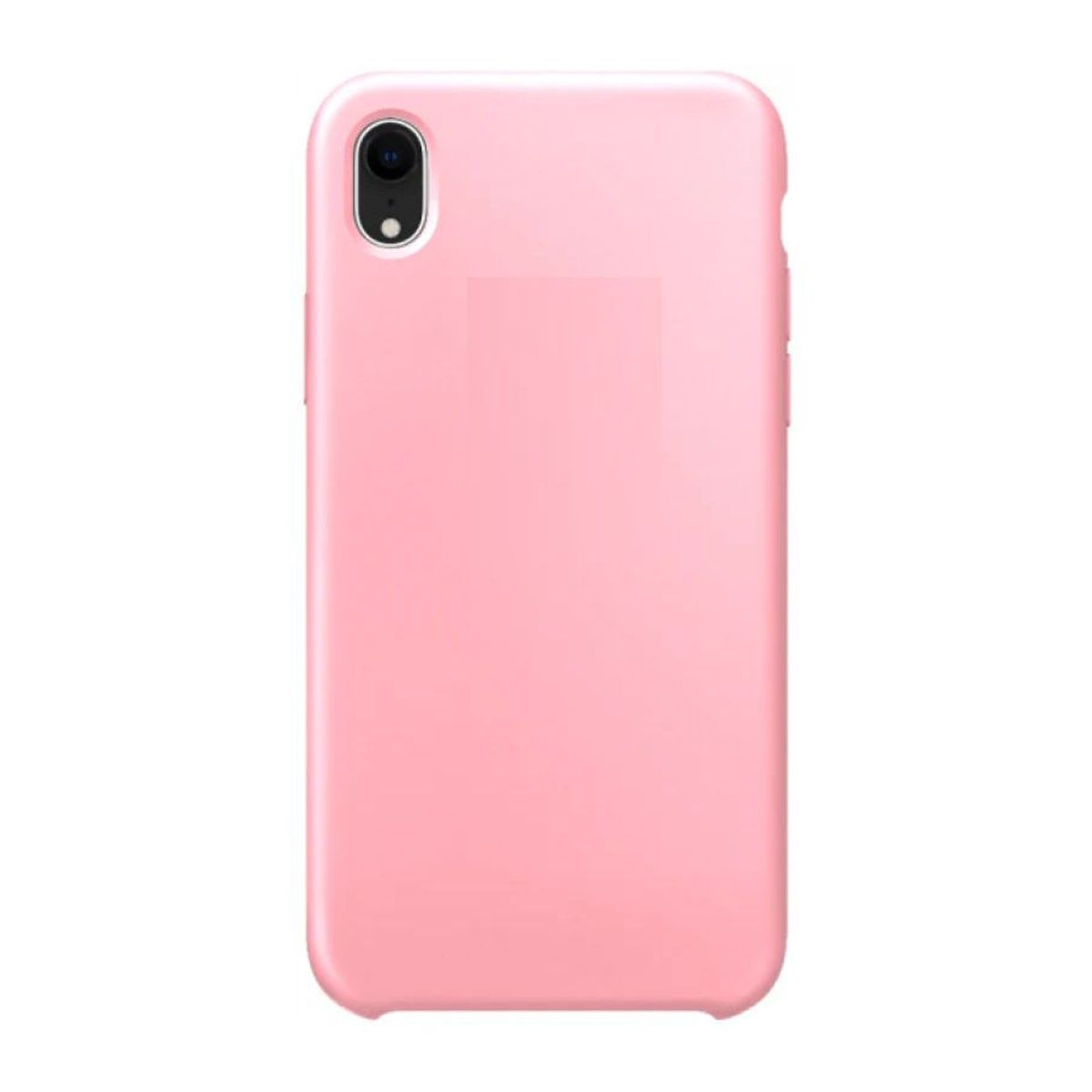 GENERICO - Case Funda de Silicona Para iPhone XR con logo Rosa