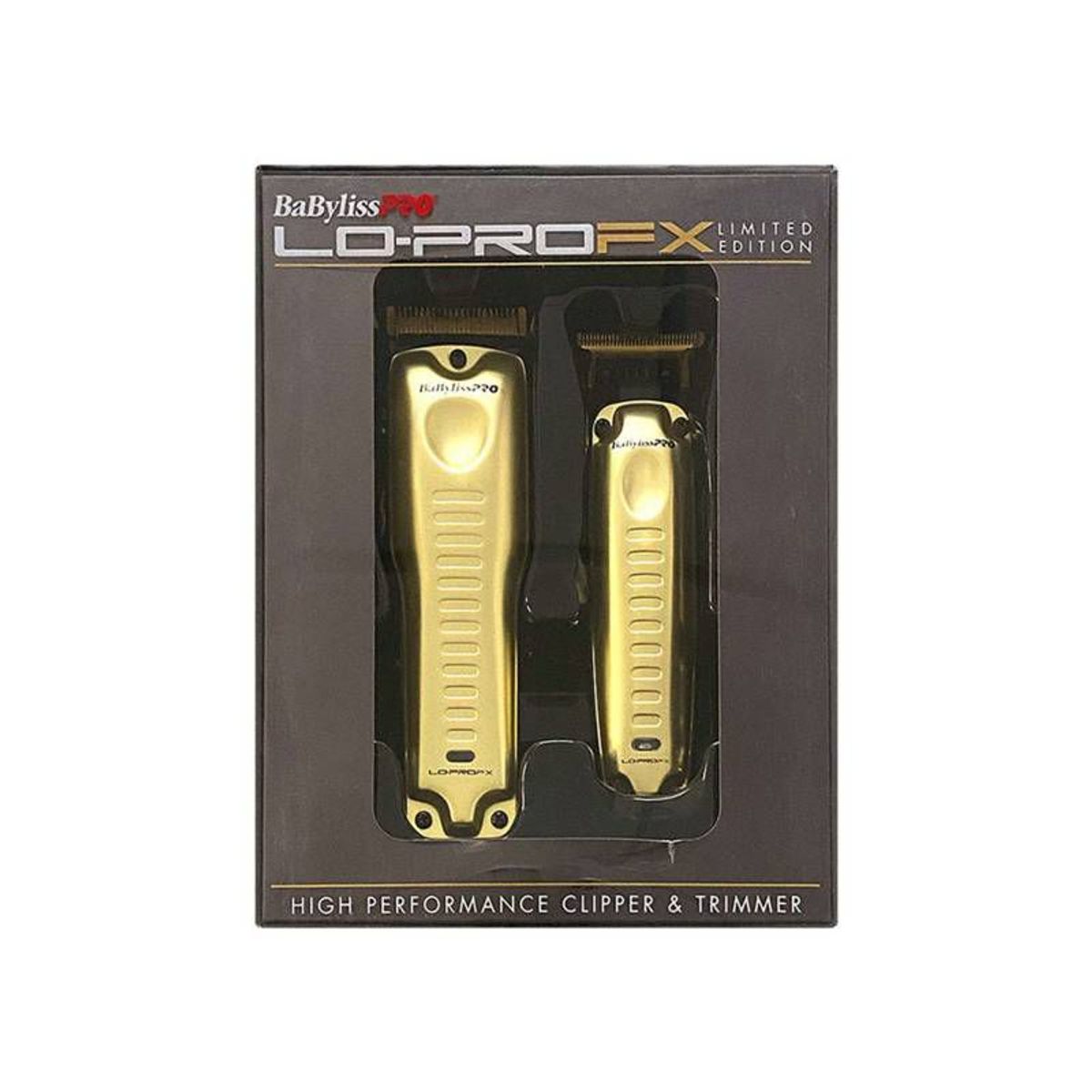 BABYLISS PRO - Pack Cortadora y Patillera BARBERology Lo-Pro Fx Limited Edition Gold_123