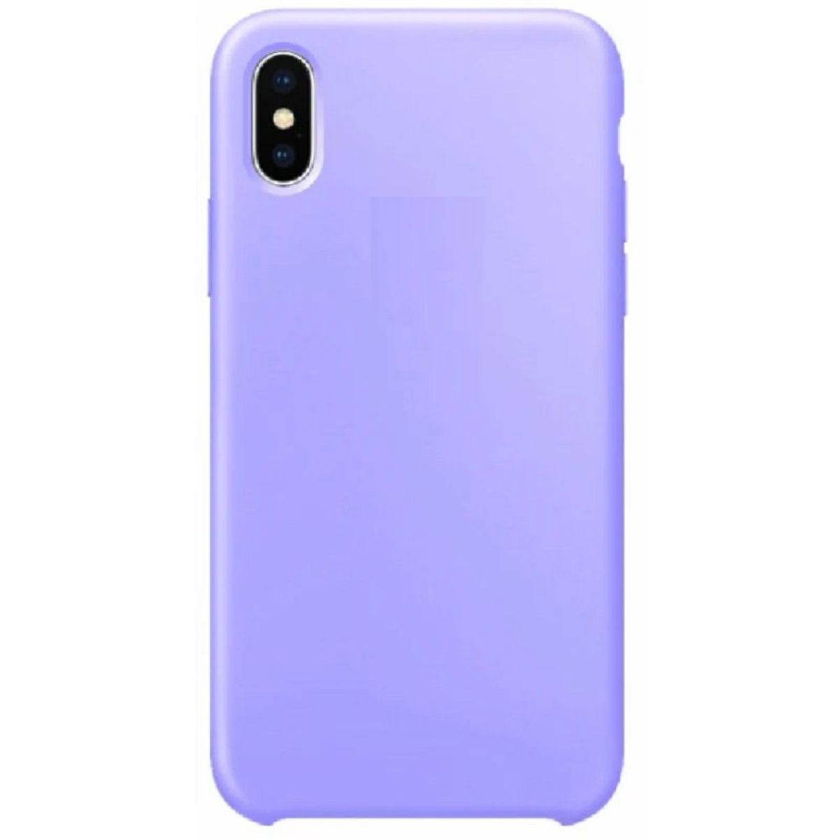 GENERICO - Case Funda de Silicona Para iPhone XR con logo Lila