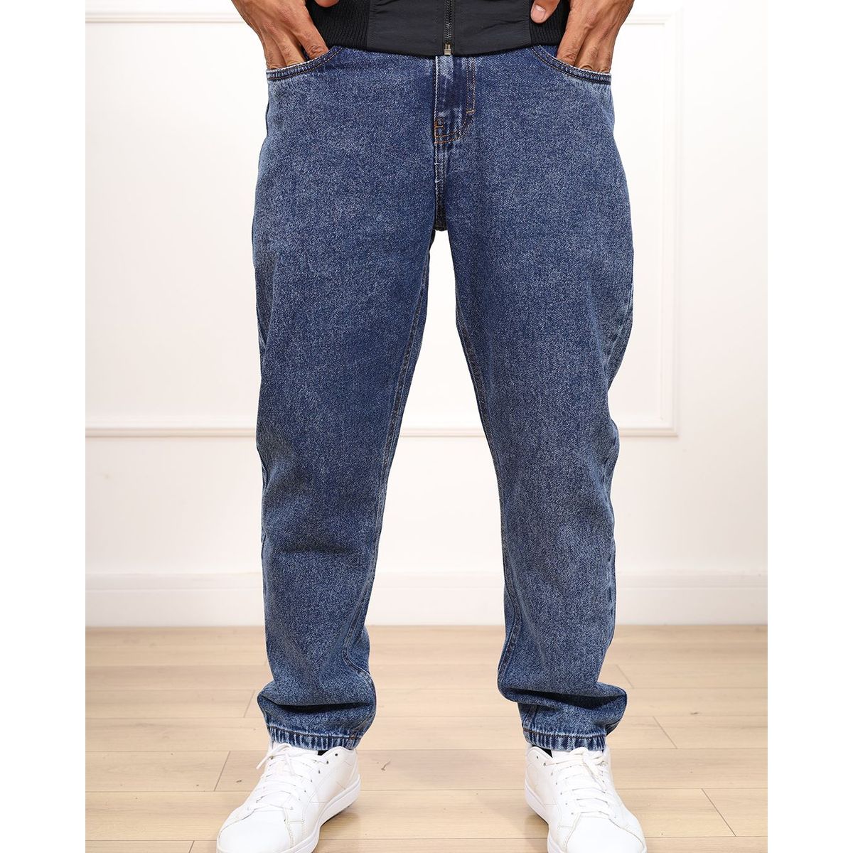 DM DEXMEN - Pantalón Dexmen Jean Oversize Azul