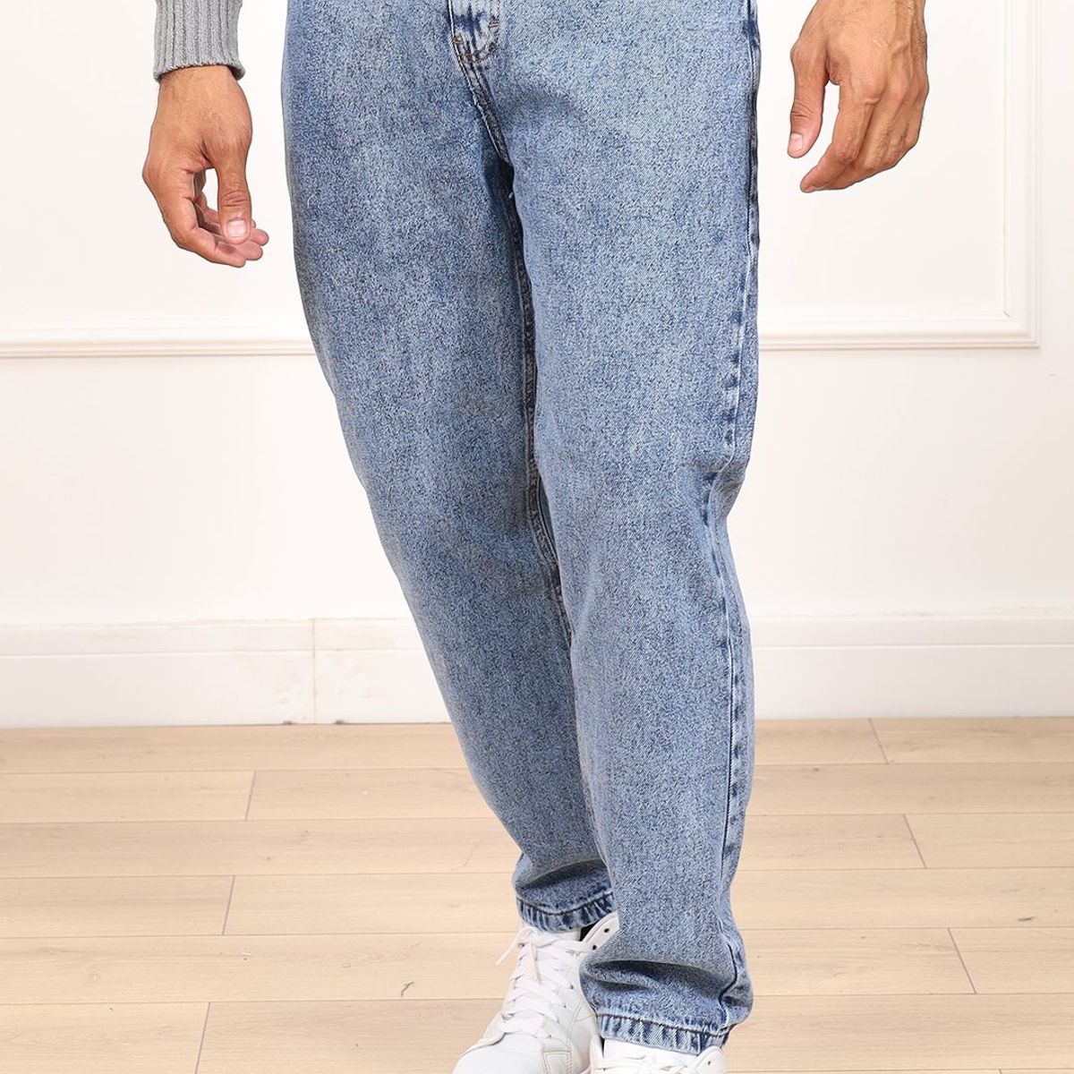 DM DEXMEN - Pantalón Dexmen Jean Oversize Celeste