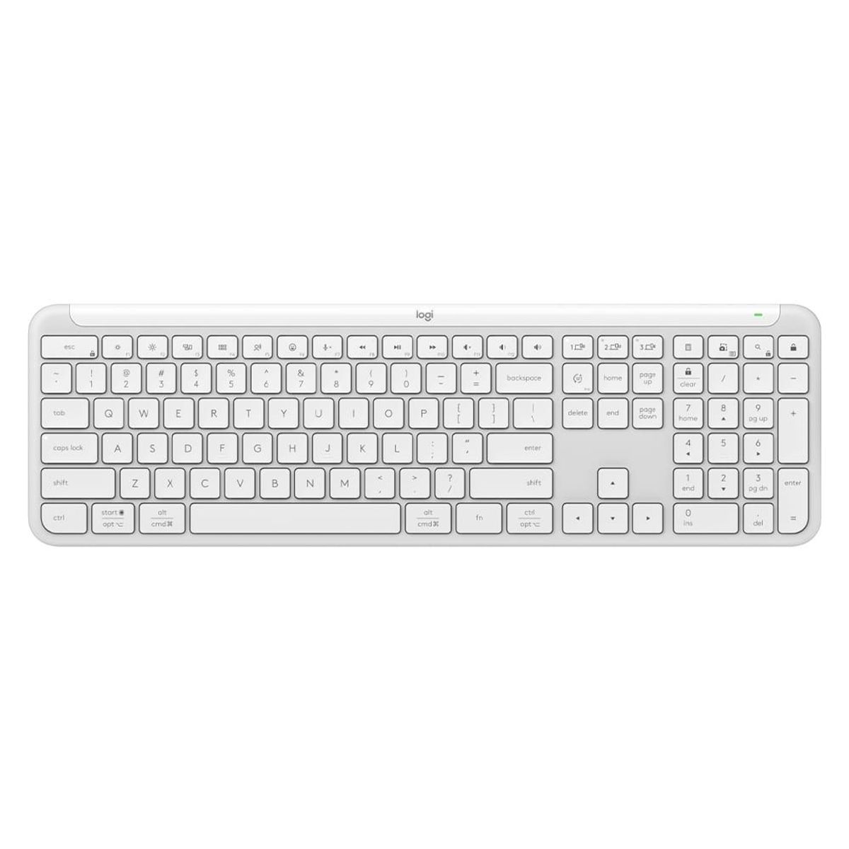 LOGITECH - Teclado Slim Logitech K950 Blanco