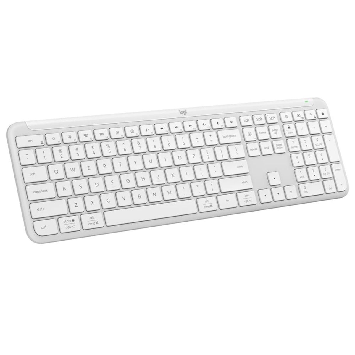 LOGITECH - Teclado Slim Logitech K950 Blanco