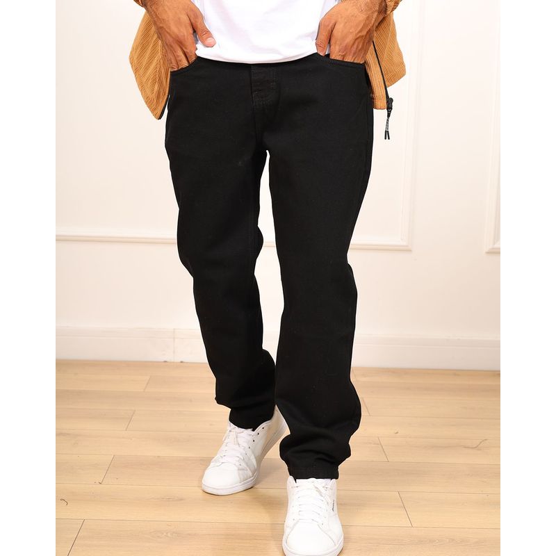 DM DEXMEN - Pantalón Dexmen Jean Oversize Negro