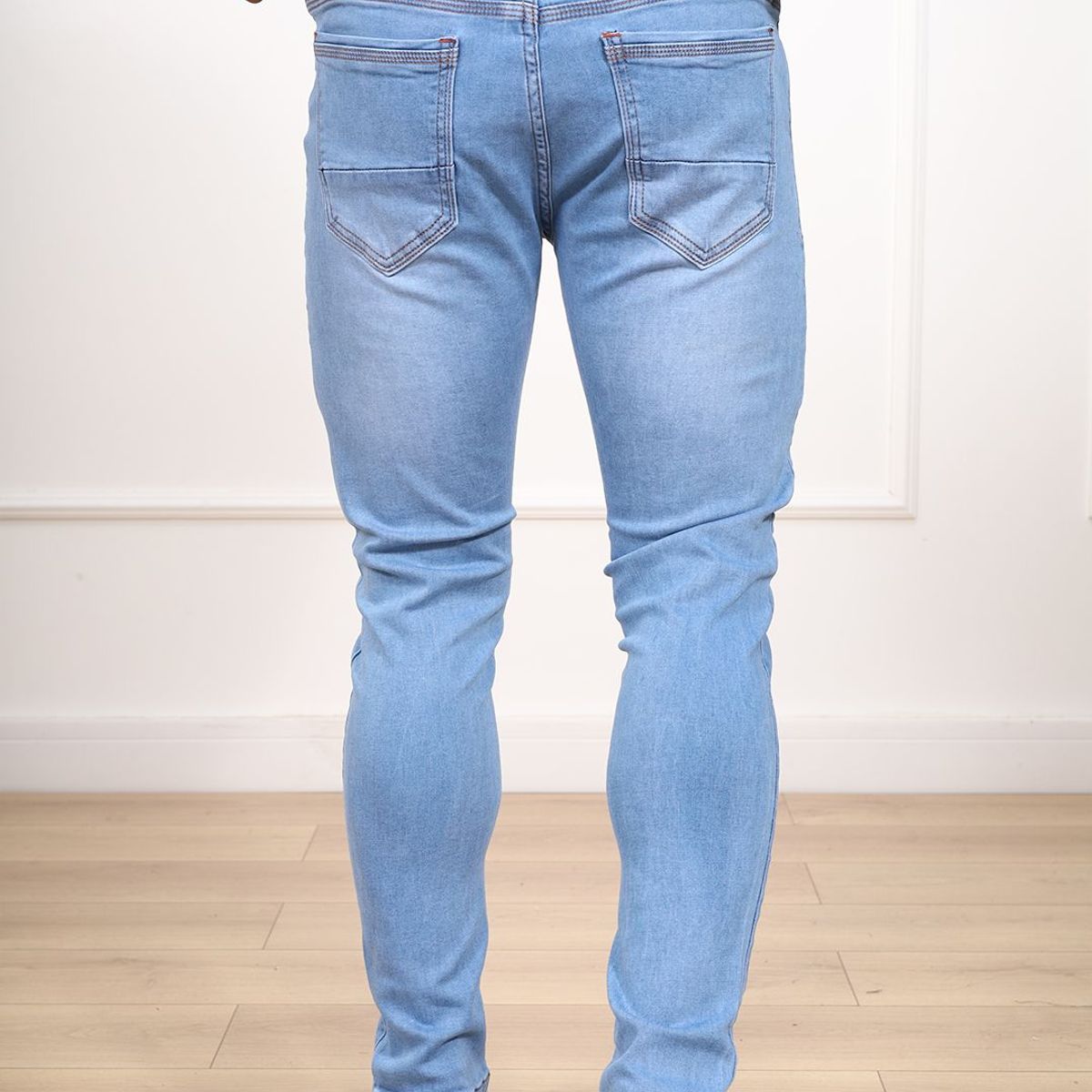 DM DEXMEN - Pantalón Dexmen Jean Regular Fit Celeste