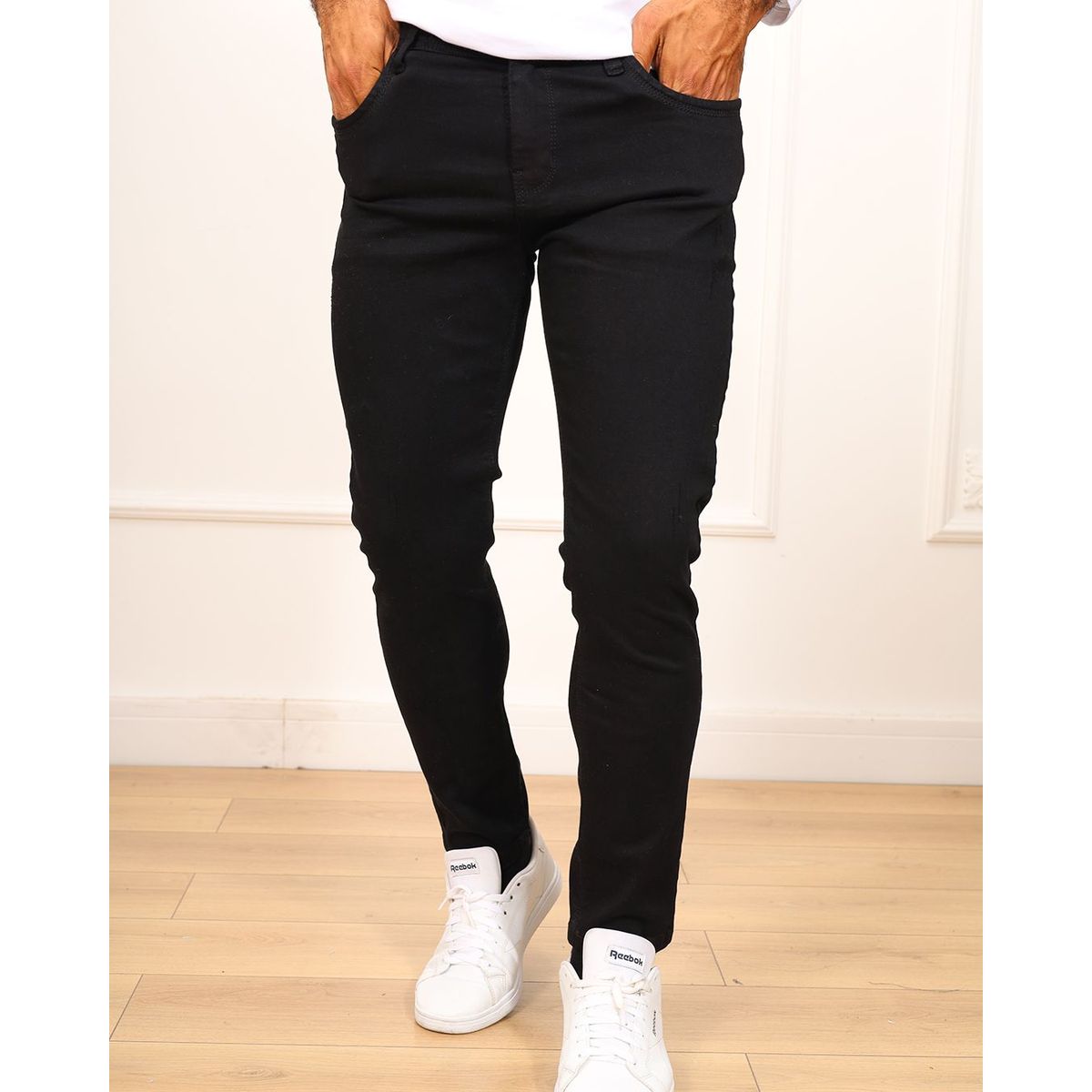DM DEXMEN - Pantalón Dexmen Jean Regular Fit Negro