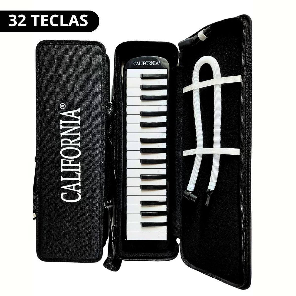 CALIFORNIA - Melódica de 32 teclas Negro  "CALIFORNIA"