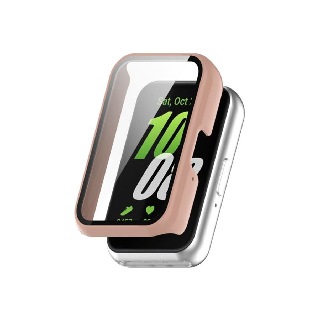 GENERICO - Bumper Protector para Samsung Galaxy Fit 3 R390 - Nude