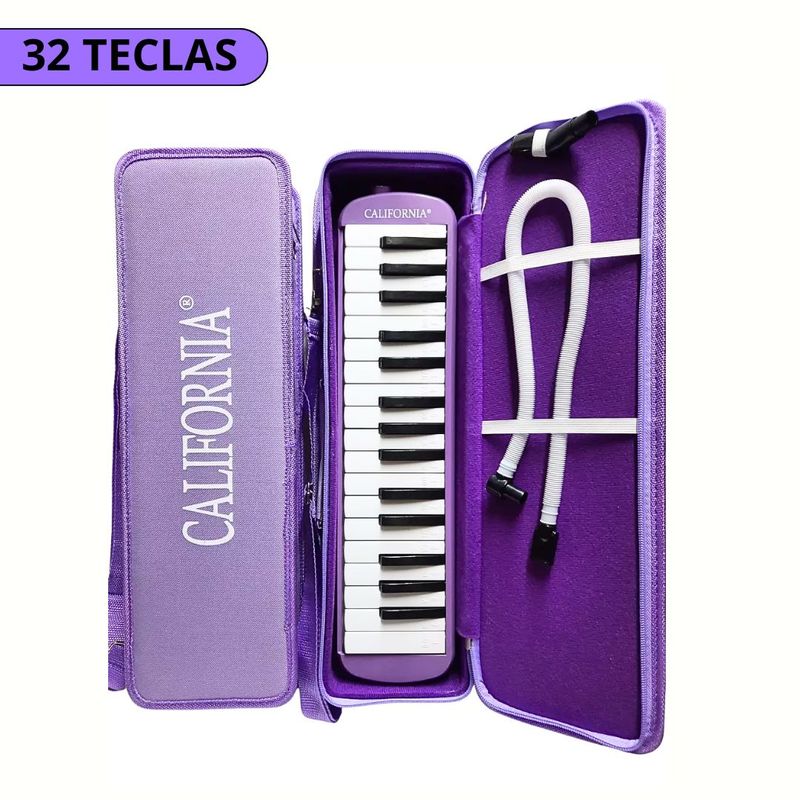 CALIFORNIA - Melodica de 32 teclas Lila   "CALIFORNIA"