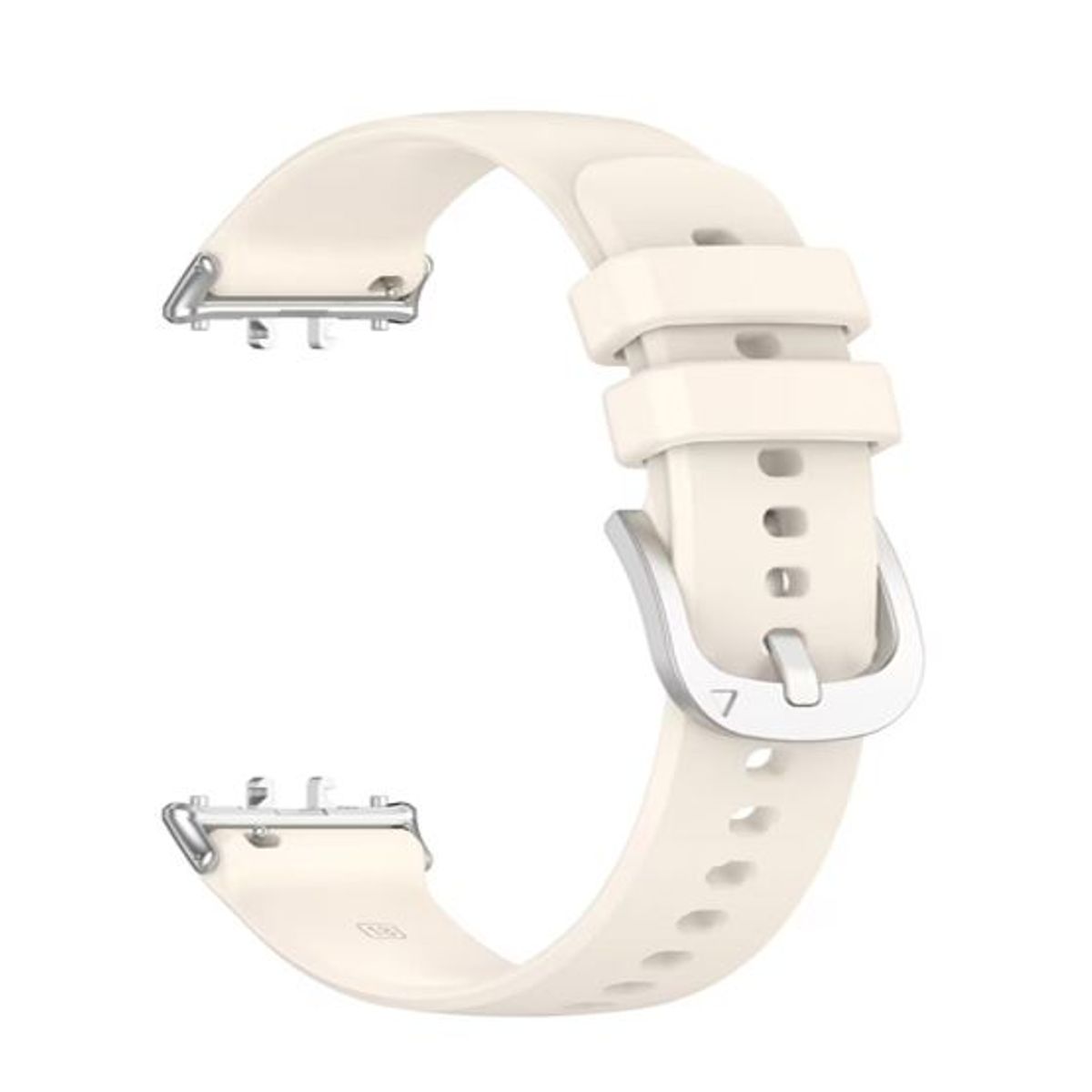 GENERICO - Correa de Silicona para Samsung Galaxy Fit 3 con Hebilla - Beige