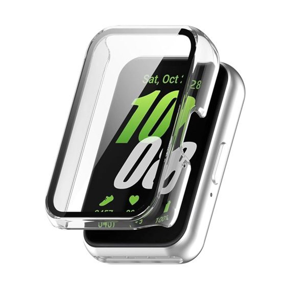 GENERICO - Bumper Protector para Samsung Galaxy Fit 3 R390 - Transparente