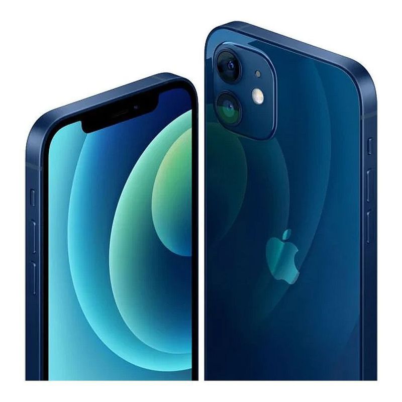 APPLE - iPhone 12 64GB , Leer descripción, ENTREGA INMEDIATA , Azul, Reacondicionado.