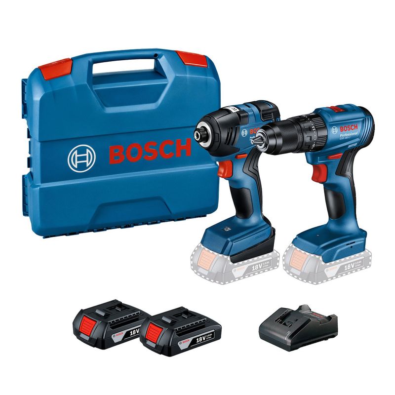 BOSCH - Taladro Percutor GSB 185-LI+ Atornillador de Impacto GDR 18V-200 bosch