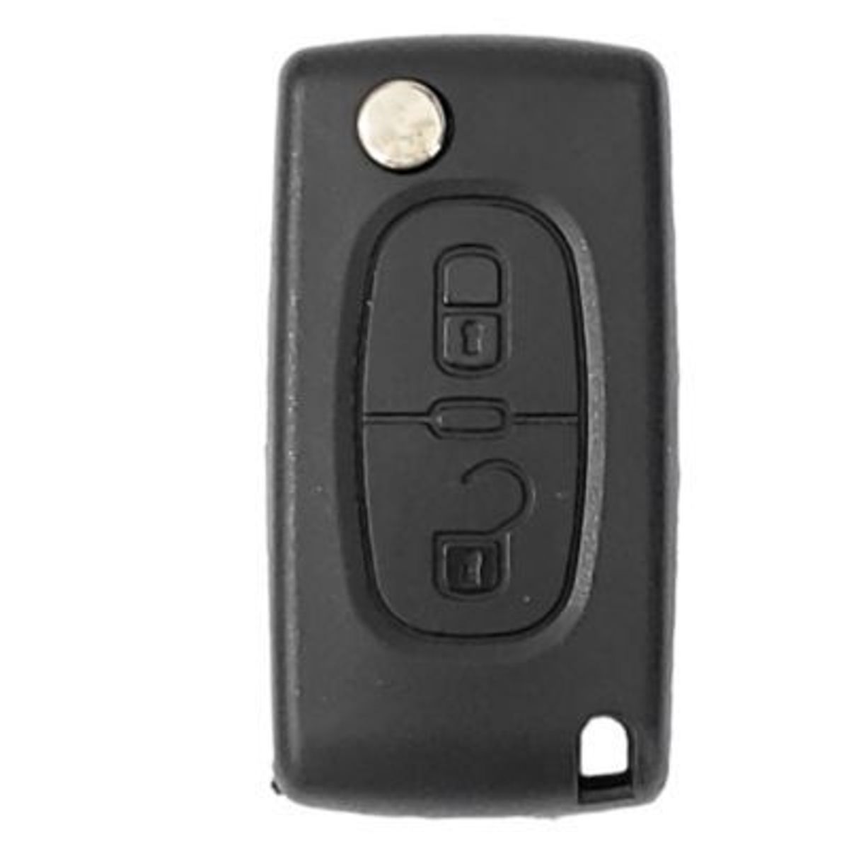 GENERICO - SKSTORE Carcasa Llave HU83 Flip de 02 botones para Peugeot