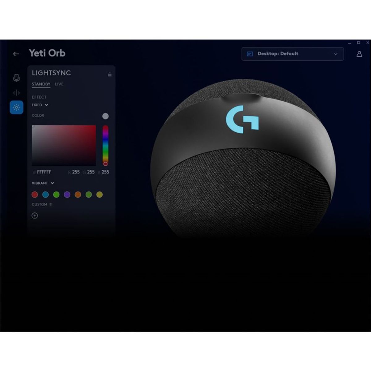 LOGITECH - Micrófono Condensador Logitech G Yeti Orb Rgb Con Lightsync