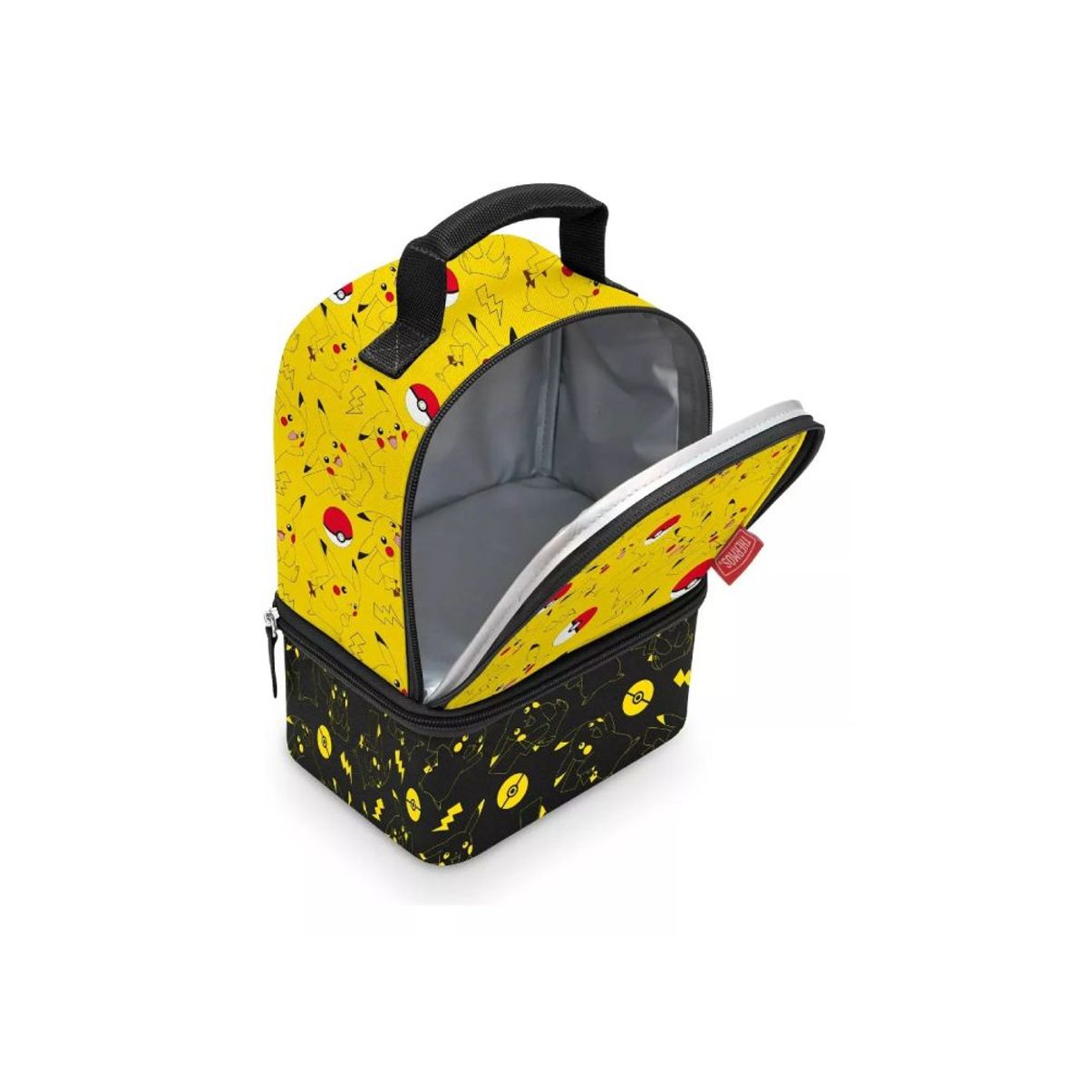 POKEMON - Lonchera Doble Compartimento Pokemon Thermos Pikachu para Niños