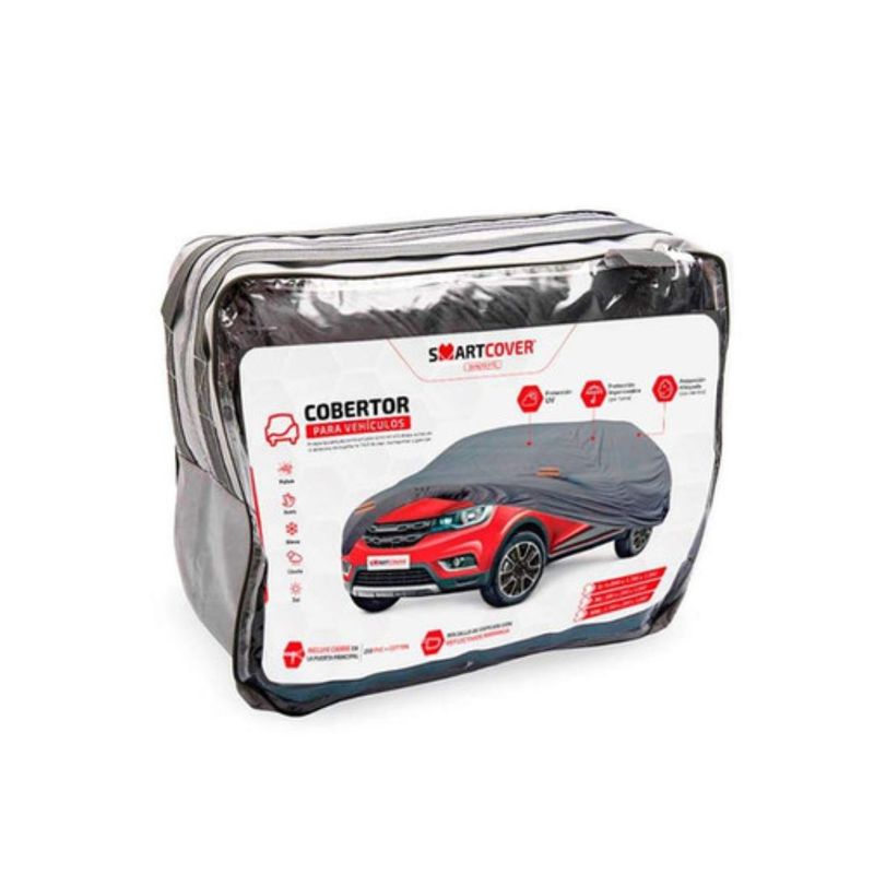 SMART COVER - COBERTOR IMPERMEABLE CAMIONETA CHEVROLET N400 CLASICO - GRIS