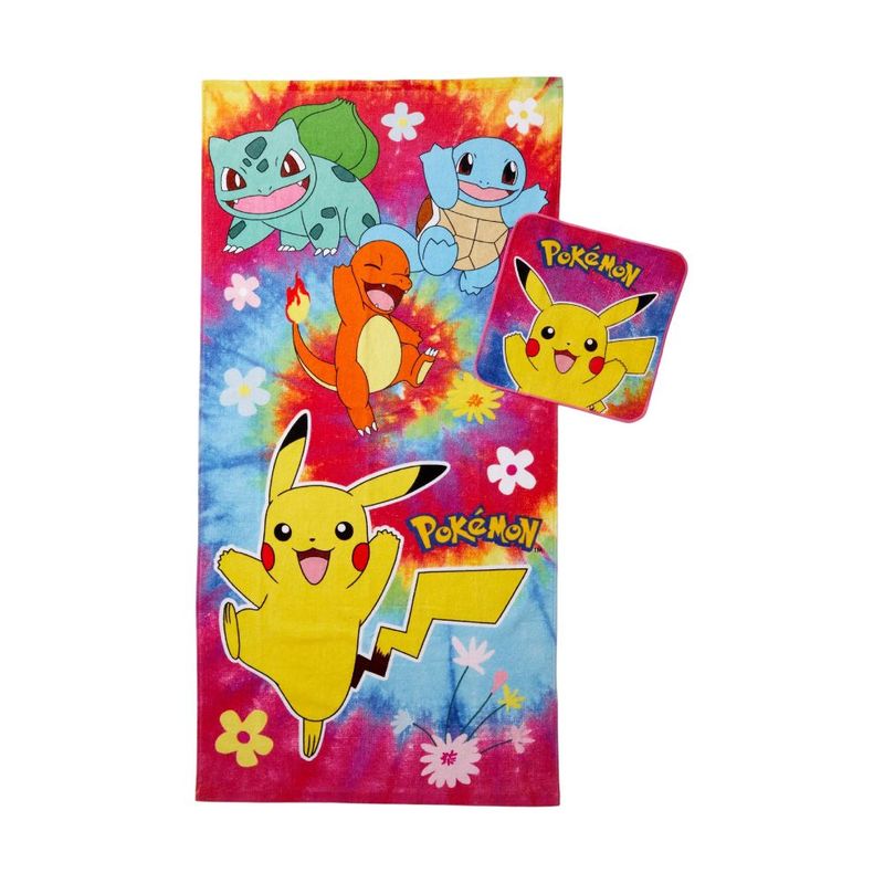 GENERICO - Toalla Pokemon Kanto Incluye Toalla de Mano