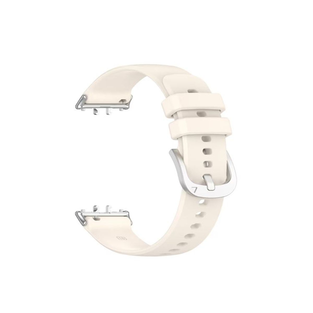 GENERICO - Correa de Silicona para Samsung Galaxy Fit 3 con Hebilla - Beige