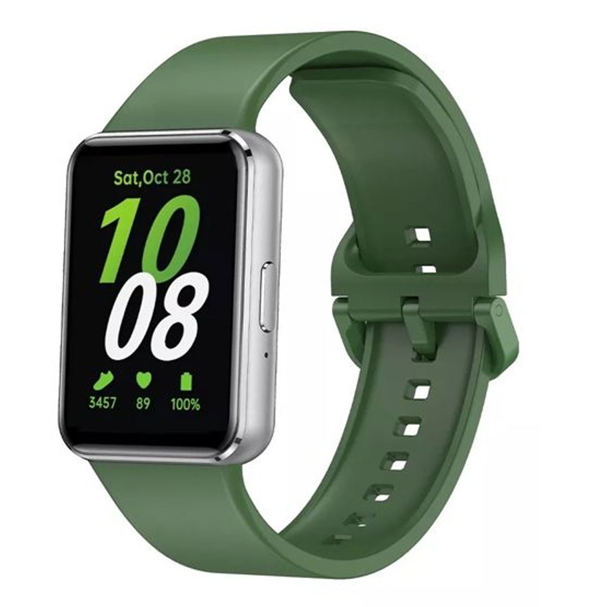 GENERICO - Correa de Silicona para Samsung Galaxy Fit 3 - Verde