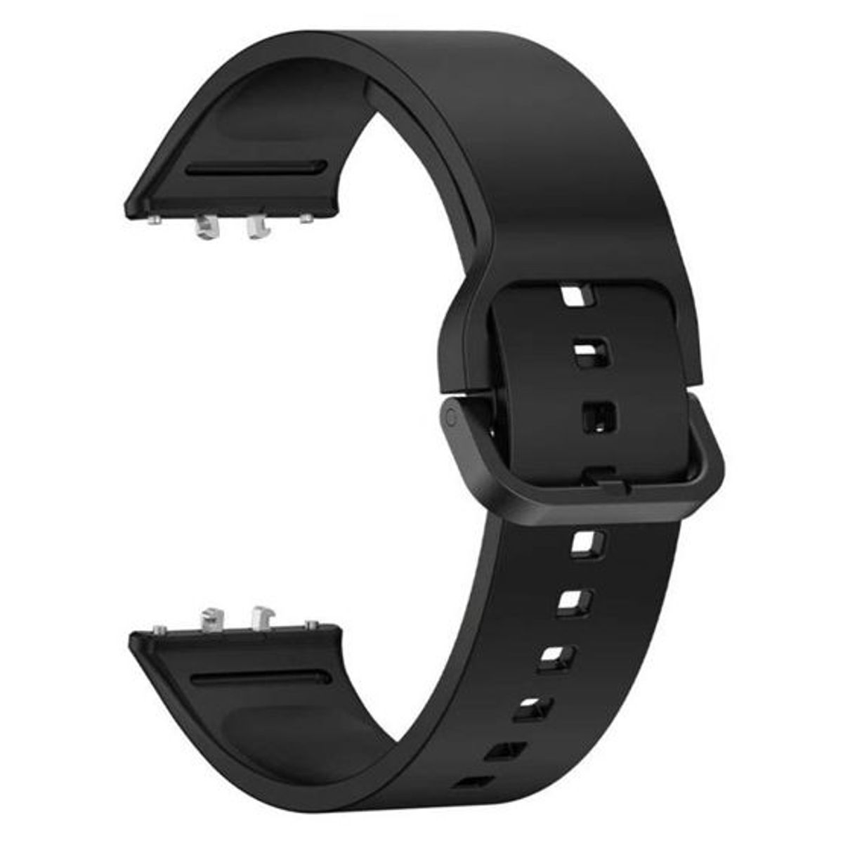 GENERICO - Correa de Silicona Negro + Case Bumper Rosa Gold para Samsung Galaxy Fit 3