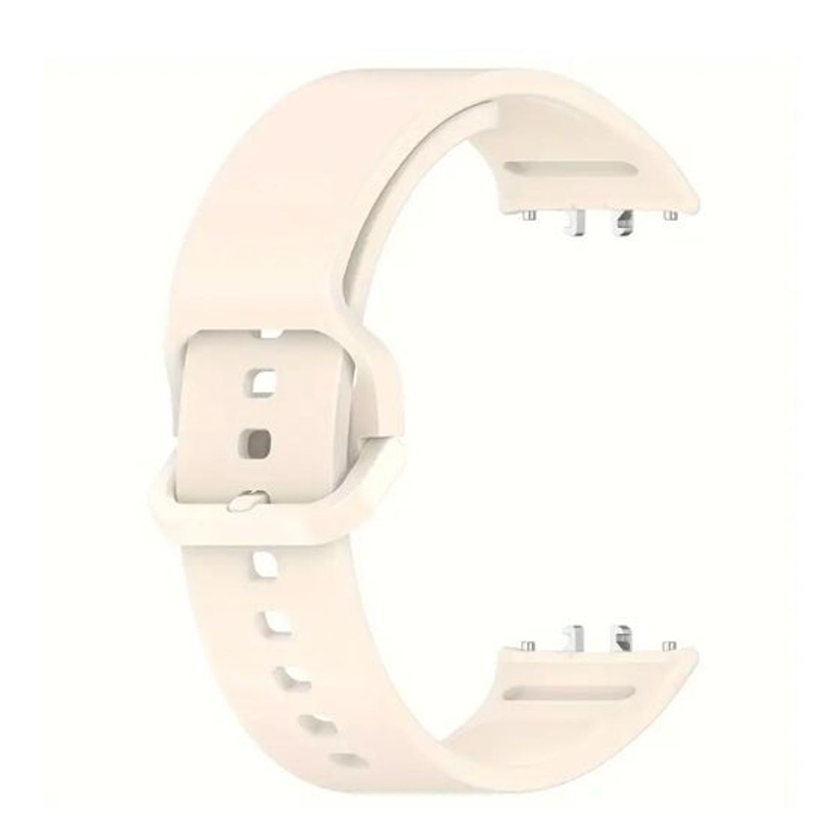 GENERICO - Correa de Silicona + Case Bumper para Samsung Galaxy Fit 3 - Beige