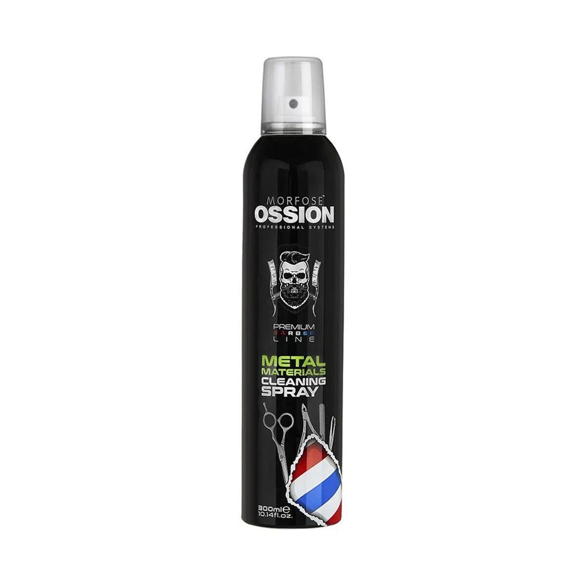 OSSION - Spray Limpiador de Metálicos Barbería 300ml OSSION
